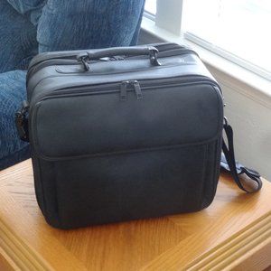 LEATHER Professional LAPTOP Expandable BRIEFCASE ~ LARGE Capacity ~ NEW